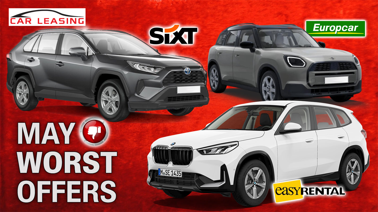 Leasing Οι 3 χειρότερες προσφορές του Μαΐου